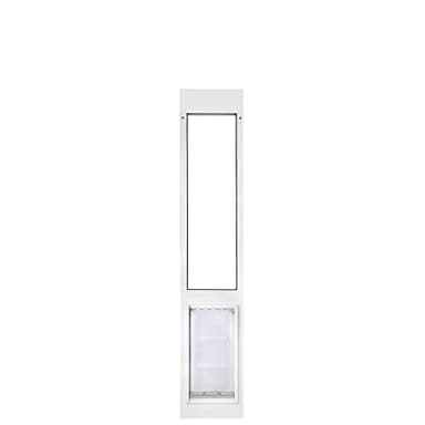 Endura Flap Thermo Panel Dual-Pane Pet Door for Extreme Weather | Premium Insulated Pet Door Solution | Heavy-Duty, Secure, Weather-Resistant | White, Large Flap, 74.75"-77.75" Slider Height