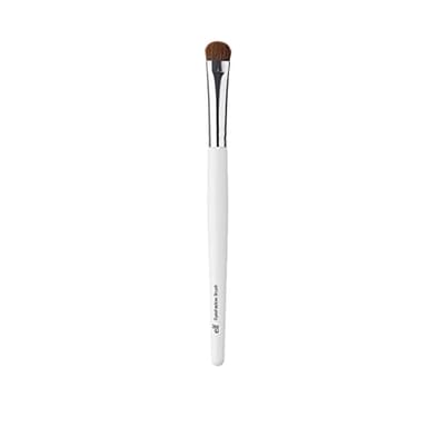 e.l.f. Small Eyeshadow Brush, Makeup Brush For Eye Contouring & Blending, Curved Design, Made With Synthetic Bristles, Vegan & Cruelty-Free