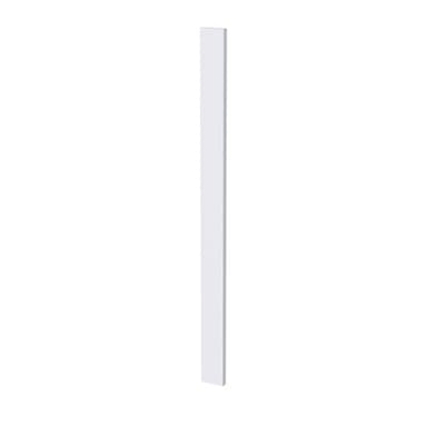CozyHommie Solid Wood Cabinet Filler Strip, 3 Inches Wide x 3/4 in High x 42 in Length (White)