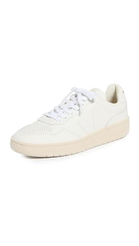 Veja Women's V-90 Sneakers, Extra White, 8 Medium US