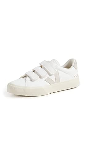 Veja Women's Recife Logo Sneakers, Extra White Natural, 7 Medium US