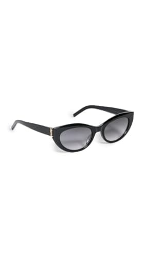 Saint Laurent Women's SL M115 Sunglasses, Black, One Size