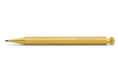 Kaweco Special Mechanical Pencil Brass 2.0 mm I Lead Pencil Made of Premium Brass I Push Lead 14 cm I Refillable without Eraser