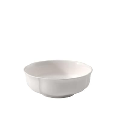 Villeroy & Boch Manoir Collection Dessert Bowl, Premium Porcelain, Made in Germany, 12 oz Capacity, 5.75 x 2 in, Rich, Creamy White