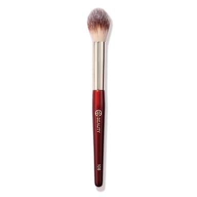 BK BEAUTY 108 PRECISION POWDER MAKEUP BRUSH – Pro-Designed Tapered Brush for Precise Under-Eye Setting, Crease-Free Finish, and Subtle Highlighting