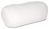 Mooshi Squish Mini Microbead Jelly Bean Bed Pillow, 12" x 7" - Airy Squishy Soft Microbeads - Eight Wild Fun Colors To Choose From - Cuddly And Fun Dormroom Accessory - Bed Pillow, White
