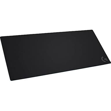 Logitech G840 XL Cloth Gaming Mouse Pad, Thin Pad, Stable Rubber Base, Performance-Tuned Surface, Moderate Surface Friction, Durable Tube for Transport - Black