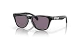 Oakley Youth Kids' OJ9009 Frogskins XXS Square Sunglasses, Polished Black/Prizm Grey, 48 mm