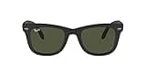 Ray-Ban Men's Folding Wayfarer Sunglasses, Matte Black, 54 mm