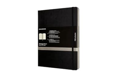 Moleskine PRO Project Planner, Hard Cover, XL (7.5" x 9.5") Black, 288 Pages