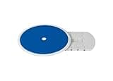 Bathmaster Deltis Swivel Transfer Seat with Blue Cover, Turning Seat with Comfortable Blue Foam Cover Compatible with Deltis Bathlift, Sliding Transfer from Chair to Bath Lift for Shower or Bathtub