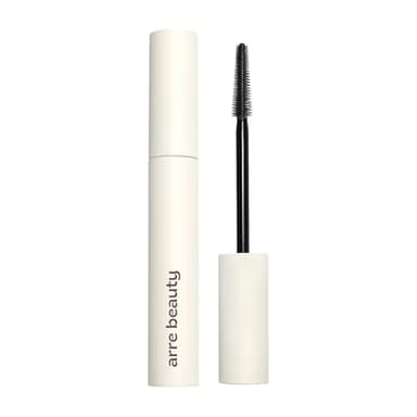 Arre Beauty Tubing Mascara - Lengthening Formula with Peptide Infused Lash Serum - Smudge-Proof, Warm Water Removal, Sensitive Eye Safe - Glossy Jet Black (Ace High)