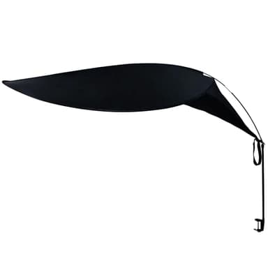 Comastbo 65" office cubicle desk shade,designed for light sensitive workers,idea for office cubicles and desk canopy,block overhead light Black（patent is on the way