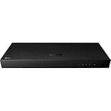 New LG UBK90 UHD Streaming - 4K - 2D/3D - Region Free Blu Ray Disc DVD Player - PAL/NTSC - USB - 100-240V 50/60Hz for World-Wide Use & 6 Feet Multi System 4K HDMI Cable