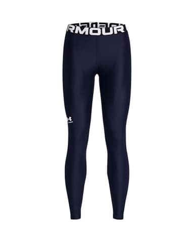 Under Armour HeatGear Authentics Leggings Midnight Navy/White MD (US 8-10)
