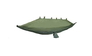 Snugpak Jungle Hammock with Mosquito Net, Lightweight Parachute Nylon, Includes 2 Steel Carabiners, Supports 400 Pounds
