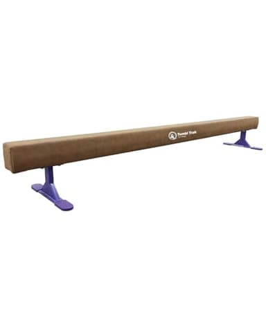 Tumbl Trak Addie Beam 8FT Suede Training Floor Balance Beam W/Risers