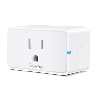 Govee Smart Plug 15A, WiFi Bluetooth Outlet 1 Pack Work with Alexa and Google Assistant, WiFi Plugs with Multiple Timers, Govee Home APP Group Control Remotely, No Hub Required, ETL&FCC Certified