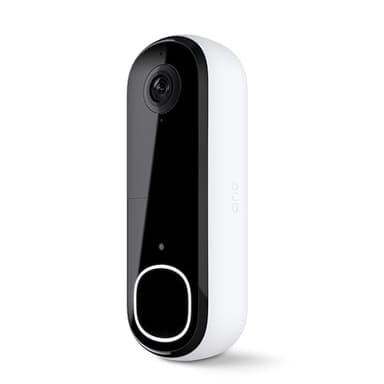 Arlo Video Doorbell 2K (2nd Gen, Latest Release), Wireless or Wired Option, 2-Way Audio, Night Vision, Head to Toe Video View, Package Detection, Person & Vehicle Recognition, 1-Month Secure Plan