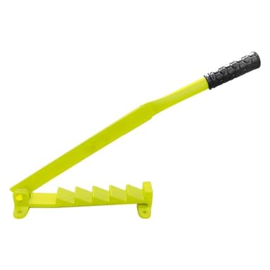 Timber Tuff Wall Mounted Heavy Cast Iron Kindling Splitter with 24 Inch Handle and 4 Mounting Holes for Slicing Softwoods, Pine, or Spruce, Green