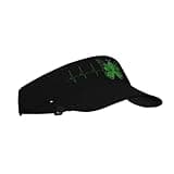 Sun Visors Green Butterfly Ribbon Heartbeat Bone Marrow Transplant Awareness Sunscreen Sport Baseball Empty Top for Women Men