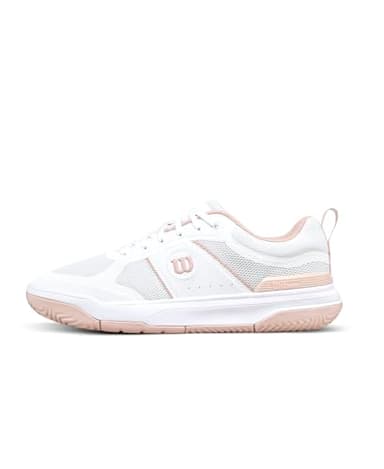 WILSON Pickle Pro Women's Pickleball Shoe - White/Cameo Rose, Size 7.5 US