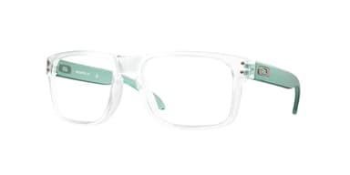 Oakley OX8156 Holbrook RX Prescription Eyewear Frames, Matte Clear/Demo Lens, 56 mm