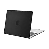 MOSISO Compatible with MacBook Air 13 inch Case 2022 2021 2020 2019 2018 Release A2337 M1 A2179 A1932 Touch ID, Plastic Hard Shell Cover Compatible with MacBook Air 13.3 inch Case, Black