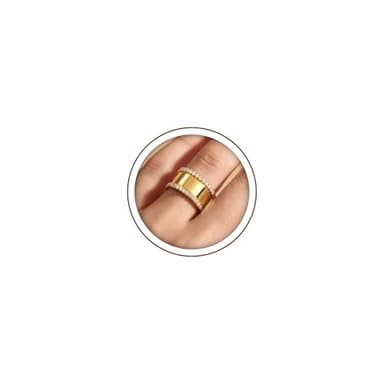 MIUSISHIYU 3-Pack Stacking Rings for Oura Ring Gen 3 & Gen 4 – 18K Gold CZ Cubic Zirconia Bands, Stackable Smart Ring Companions for Women & Men – Thoughtful Jewelry Gifts for Mom Wife Grandma (gold, 6)
