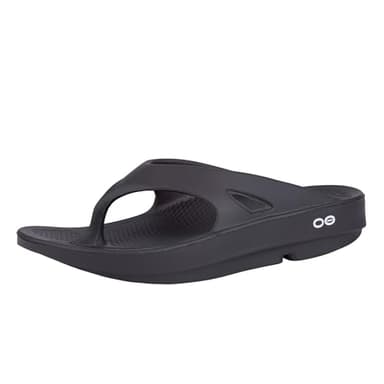 OOFOS OOriginal Recovery Sandal, Black - Women’s Size 9, Men’s Size 7