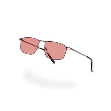 BRADDELL FL-41 Rose Tinted Office Blue Light Glasses for Migraine Light Sensitivity, Concussion and Fluorescent LED Glare (Work)