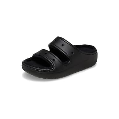 Crocs Unisex-Adult Classic Clogs, Black, 12 Men/14 Women