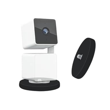 OYOCAM Magnetic Camera Mount Magnetic Mount Base Stand with Rubber Coated Base Holder, 1/4 inch Thread Compatible with WYZE Cam Pan V3/V2/V4 for Metal Surface (Not Included Cam)