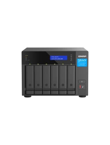 QNAP TVS-h674-i5-32G-US 6 Bay High-Speed Desktop NAS with 12th Gen Intel Core CPU, up to 64GB DDR4 RAM, 2.5 GbE Networking and PCIe Gen 4 expandability (Diskless)