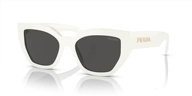 Prada PR A09S White/Dark Grey 53/18/145 women Sunglasses