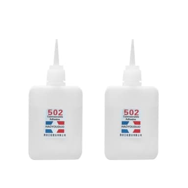 2Pcs 502 Super Glue,502 Universal Super Glue,Instant Quick-Drying Special Glue,Strong Clear Instant Adhesive for Crafts, Woodworking & DIY Repairs,Woodturning, Hobby Models