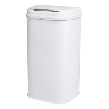 Ubbi Adult Diaper Pail, Steel Odor Locking, No Special Bag Required, Awards-Winning, Modern Design, White