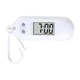 PLCPDM Easy To Read LED Keychain Pocket Watch Miniature Digital Clock Convenient Timepiece for Students and Travelers Use
