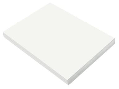 Prang (Formerly SunWorks) Construction Paper, White, 9" x 12", 100 Sheets