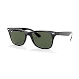 Ray-Ban RB4195 WAYFARER LITEFORCE 601/71 52MM Black/Plastic Lens Green Square Sunglasses For Men + BUNDLE with Designer iWear Eyewear Kit