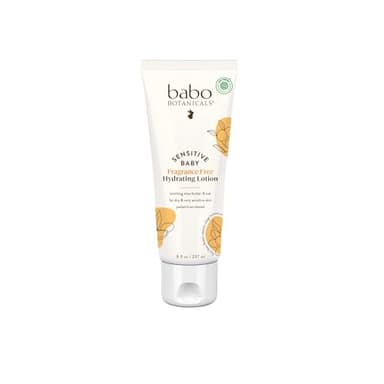 Babo Botanicals Sensitive Baby Fragrance-Free Daily Hydrating Baby Lotion- For body & face - For Babies, Kids & Adults with Sensitive Skin - EWG Verified - Vegan (Packaging may vary)
