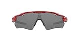 Oakley Men's OO9208 Radar EV Path Rectangular Sunglasses, Red Tiger/Prizm Black, 38 mm
