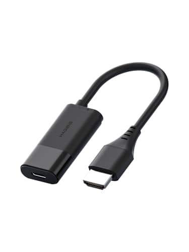 Hagibis HDMI to USB C Adapter, 4K@60Hz HDMI Male to USB-C Female Cable, Portable Monitor, AR Glasses XREAL, VITURE, RayNeo, Rokid to Type C Laptop, Switch, ROG Ally, Steam Deck, PS4/5