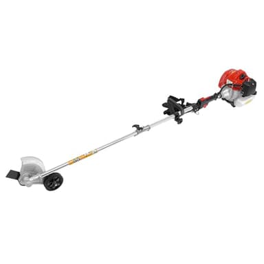 43cc Gas Weed Wacker, 2-Stroke String Trimmer/Edger Single Cylinder Air Cooled Engine with Heavy Duty Straight Shaft Lawn Mower Strings for Home Lawn Orchard Tea Garden Mowing