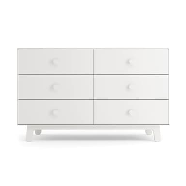 Oeuf Sparrow 6 Drawer Dresser, White