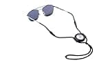 GATYZGEAR Eyeglass Lanyard – Sunglasses Strap with Holder Compatible with AirTag Tracker – Adjustable Eyeglass Strap for Eyewear Loss Prevention – Sunglasses Lanyards (Black Rope)