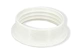 intulon 6-inch Tube Portable AC Air Conditioner/Fan Exhaust Plastic Hose Flange Wall Mount - Counter-Clockwise thread 6CCWMOUNT,Off White