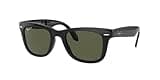 Ray-Ban Sunglasses - RB4105 Folding Wayfarer / Frame: Black Lens: Green Polarized (50 mm)