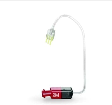 Wire for Phonak Hearing Aid Receiver 5.0 2M -(Right) Medium Power Replacement, Compatible with Phonak & Unitron, 1 PCS (Red(Right), 2)