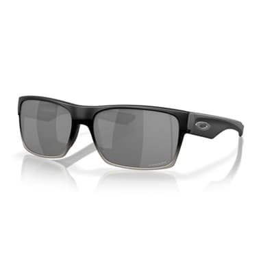 Oakley Twoface OO9189 918930 60MM Matte Black/Chrome Iridium Square Sunglasses for Men+ Bundle Accessory Leash Kit, Microfiber Pouch